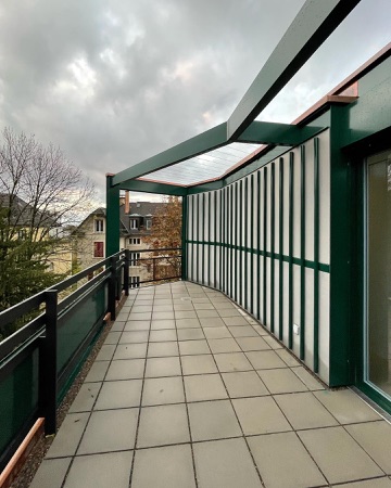 Handläufe, Balkone aus Metall, Glas · Apartment Building Hofackerstrasse — EMI Architekten