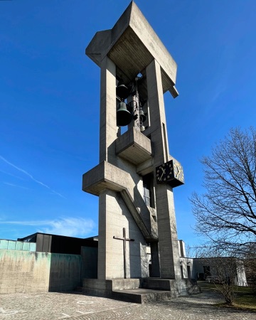 Fassaden aus Beton, Metall · Reformierte Kirche Effretikon — Ernst Gisel