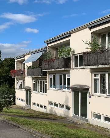 Fassaden, Türen aus Beton, Verputz · Werkbundsiedlung Neubühl — Max Ernst Haefeli / Werner Max Moser