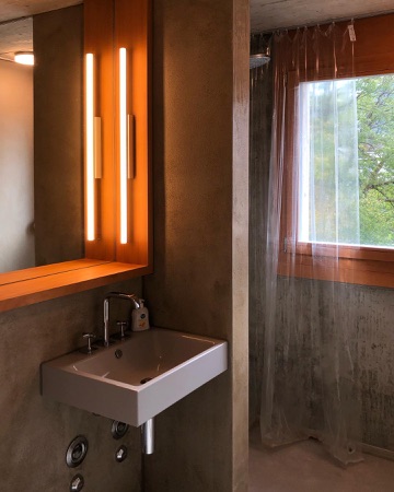 Fenster, Bäder aus Beton, Holz · Affordable Housing Langgrütstrasse — gus wüstemann architects