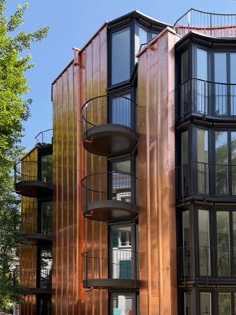 Fassaden, Fenster aus Metall, Glas · Apartment Building Milchbuck — EMI Architekten