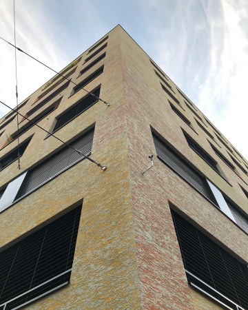 Fassaden, Fenster aus Verputz · Wohn- und Gewerbesiedlung Kalkbreite — Müller Sigrist Architekten