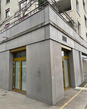 Fassaden, Türen aus Beton, Metall · Mehr als Wohnen, Haus F — Futurafrosch