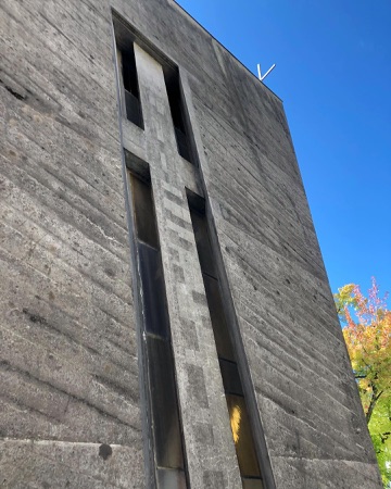 Fassaden, Fenster aus Beton, Glas · Martin-Luther-Kirche — Ernst-Ulrich Krägel / Franz Steinbrüchel