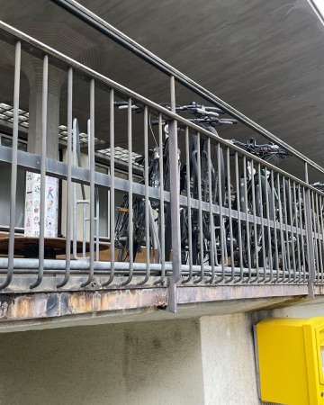 Handläufe, Vordächer aus Beton, Metall · Kinderspital — Otto Rudolf Salvisberg