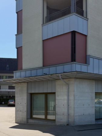 Fassaden, Fenster aus Beton, Metall · Alterszentrum Hochweid — Wolfgang Rossbauer