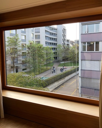 Fenster aus Holz, Glas · Seniorenresidenz Spirgarten — Miller & Maranta