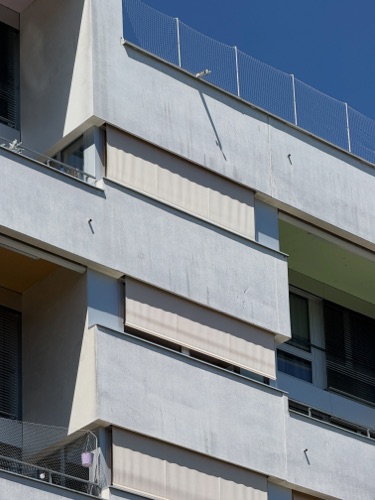 Fassaden aus Verputz · Überbauung James — SGGK Architekt*innen Studio Gmür