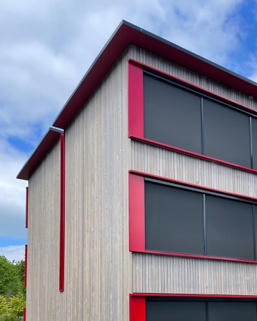 Fassaden, Fenster aus Holz, Metall · Sonnenberg — Oxid Architektur