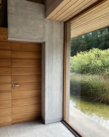 Fenster, Türen aus Beton, Holz · Friedhof Eichbühl — Hans & Annemarie Hubacher / Peter Issler