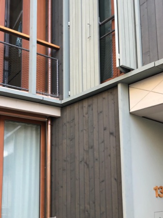 Fassaden, Fenster aus Holz, Metall · Wohnüberbauung Maiengasse — Esch Sintzel Architekten