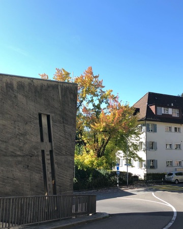 Fassaden, Handläufe aus Beton, Metall · Martin-Luther-Kirche — Ernst-Ulrich Krägel / Franz Steinbrüchel
