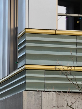 Fassaden aus Beton, Keramik · Wohnüberbauung Wydäckerring — Duplex Architekten