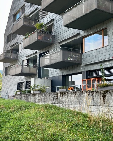 Fassaden, Fenster aus Beton, Metall · Wohnsiedlung Leimbachstrasse — pool Architekten