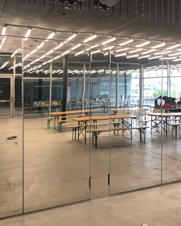 Türen aus Beton, Glas · Toni-Areal — EM2N