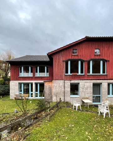 Fassaden, Fenster aus Beton, Holz · Rudolf Steiner Schule — Fritz Schmocker