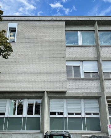 Fassaden, Fenster aus Beton, Glas · Kinderspital — Rudolf & Peter Steiger