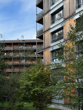 Fassaden, Fenster aus Holz, Metall · Zellweger-Park | Weiherweg — EM2N