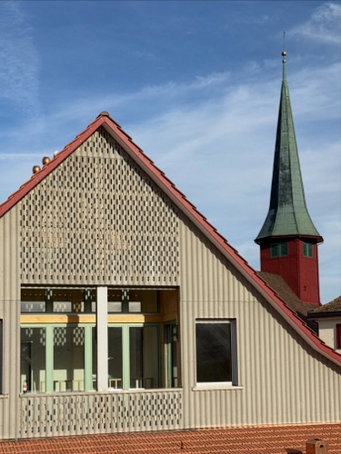 Fassaden · Wohnüberbauung Hofwisen — Baumberger Stegmeier Architektur