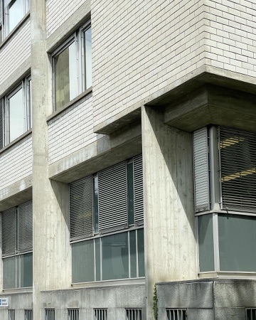 Fassaden, Fenster aus Beton, Glas · Kinderspital — Rudolf & Peter Steiger