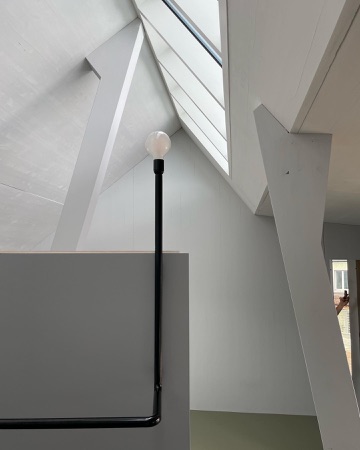 Oberlichter, Stützen aus Holz, Metall · Stampfenbachstrasse — EMI Architekten