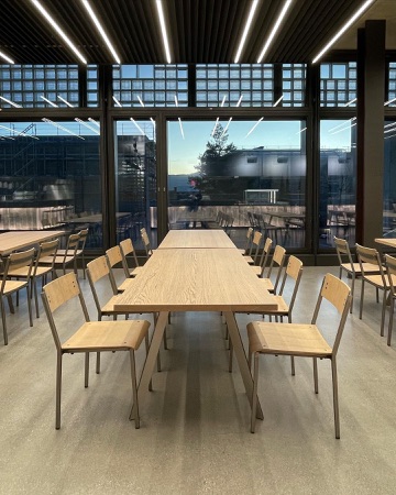 Fenster, Decken aus Beton, Holz · Research Building GLC, ETH Zurich — Boltshauser Architekten