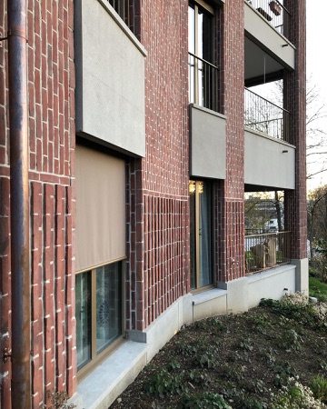 Fassaden, Fenster aus Beton, Metall · Seebach — Sergison Bates architects