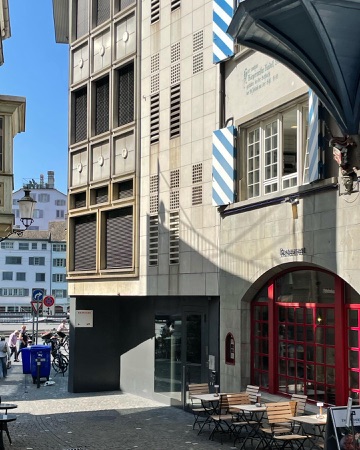 Fassaden, Fenster aus Metall, Glas · Geschäftshaus Modissa — Karl Egender / Wilhelm Müller