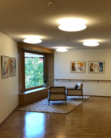 Fenster, Decken aus Holz, Glas · Seniorenresidenz Spirgarten — Miller & Maranta