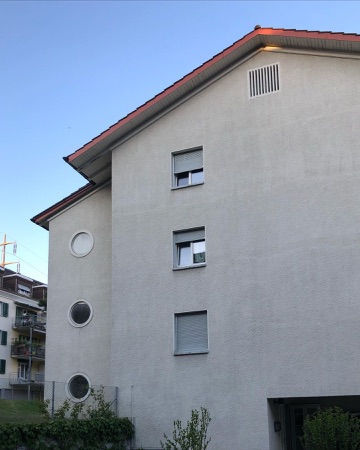 Fassaden, Fenster aus Glas, Verputz · Alterssiedlung Felsenrain — Edy Rudolf Knupfer