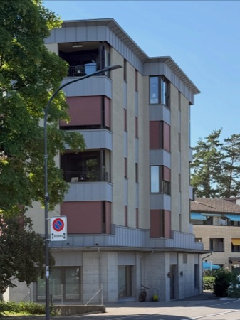 Fassaden, Fenster aus Beton, Metall · Alterszentrum Hochweid — Wolfgang Rossbauer