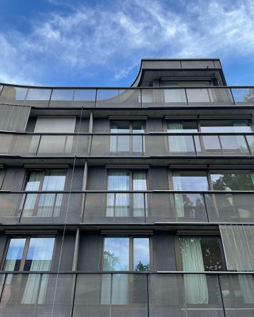 Fassaden, Fenster aus Metall, Glas · Mehrfamilienhaus Rondo — Graber Pulver Architekten