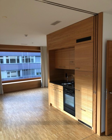 Fenster, Küchen aus Holz, Metall · Seniorenresidenz Spirgarten — Miller & Maranta