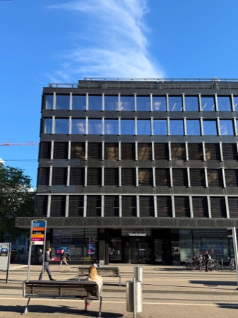 Fassaden, Fenster aus Glas, Naturstein · Geschäftshaus Bleicherweg 21 — Studio Märkli