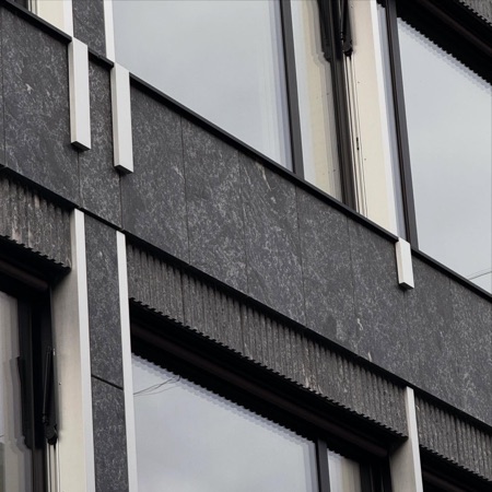 Fassaden, Fenster aus Glas, Naturstein · Gebäude Zollstrasse 20/36 — Meier Hug Architekten