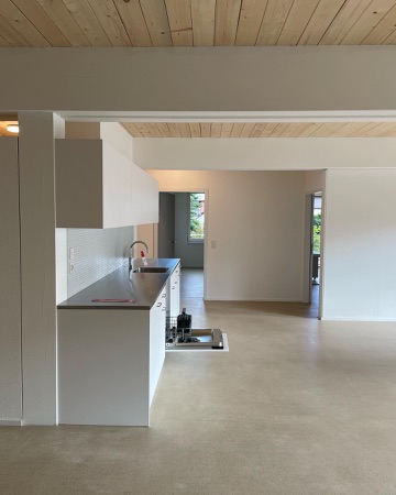 Küchen, Decken aus Holz, Metall · Hobelwerk, Haus D — Pascal Flammer
