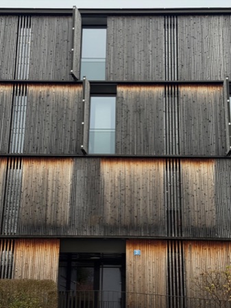 Fassaden, Fenster aus Holz, Glas · Escherpark, Apartment Buildings — E2A