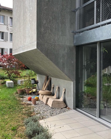 Fassaden, Türen aus Beton, Metall · Affordable Housing Langgrütstrasse — gus wüstemann architects