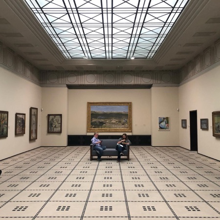 Oberlichter, Decken aus Glas, Keramik · Kunsthaus — Karl Moser