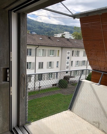 Türen, Handläufe aus Beton, Holz · Affordable Housing Langgrütstrasse — gus wüstemann architects