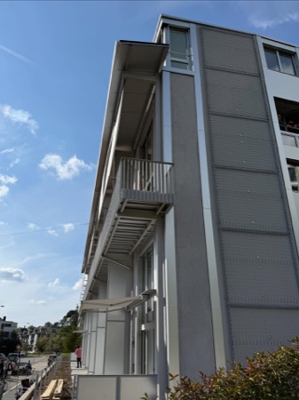 Fassaden, Balkone aus Metall, Verputz · Breitensteinstrasse — EMI Architekten