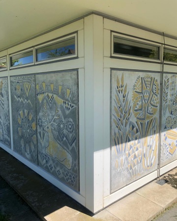 Fassaden, Fenster aus Beton, Glas · Kindergarten Althoos — Armin Hartung