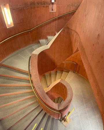 Treppenhäuser, Handläufe aus Beton, Metall · Schweiter-Areal, Horgen Oberdorf — Galli Rudolf Architekten