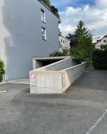 Eingänge aus Beton, Verputz · Mehrfamilienhaus Rondo — Graber Pulver Architekten