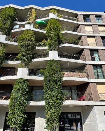 Fassaden, Handläufe aus Beton, Holz · Mehr als Wohnen, Haus E — Müller Sigrist Architekten