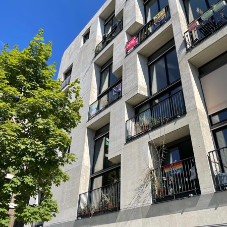 Fassaden, Fenster aus Beton, Metall · Mehr als Wohnen, Haus G — pool Architekten