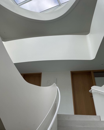 Treppenhäuser, Türen aus Beton, Holz · Glasi Quartier, Bülach — Duplex Architekten