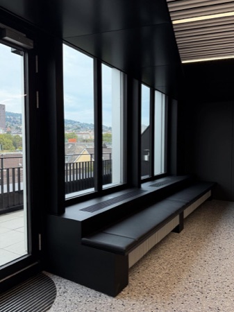 Fenster aus Metall, Glas · Gebäude Zollstrasse 20/36 — Meier Hug Architekten