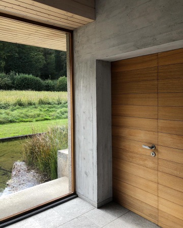 Fenster, Türen aus Beton, Holz · Friedhof Eichbühl — Hans & Annemarie Hubacher / Peter Issler