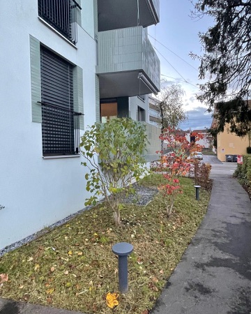 Fassaden, Fenster aus Metall, Keramik · Wohnhäuser Allenmoostrasse — BDE Architekten